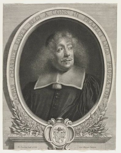 Gaspard Charrier by Antoine Masson, print, 1675-1700