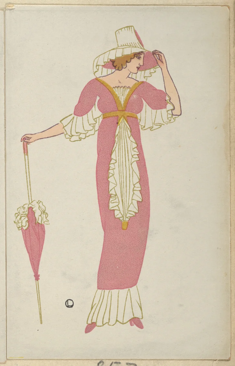 Fashion (Mode) by Otto Lendecke, print, 1912