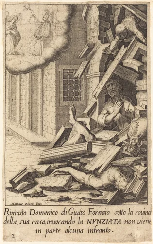 Domenico di Giusto by Jacques Callot; Matteo Rosselli, print, 1619