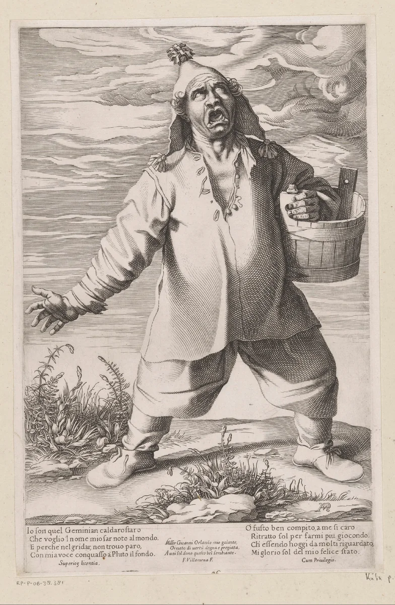 Kastanjeverkoper by Unknown, print, 1576-1624