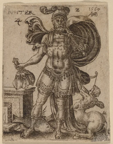 Jupiter by Abraham de Bruyn, print, 1569