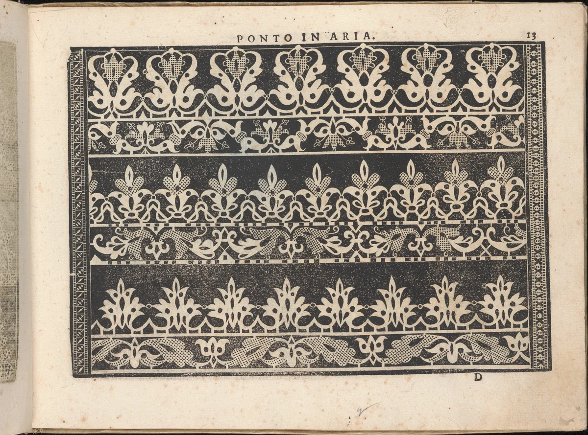 Fiore D'Ogni Virtu Per le Nobili Et Honeste Matrone, page 13 (recto) by Isabella Catanea Parasole, book, 1610