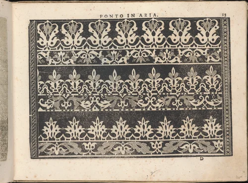 Fiore D'Ogni Virtu Per le Nobili Et Honeste Matrone, page 13 (recto) by Isabella Catanea Parasole, book, 1610