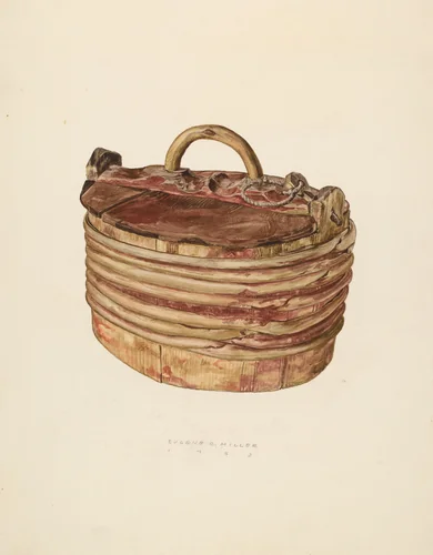 Butter Tub by Eugene C. Miller, index of american design, 1938