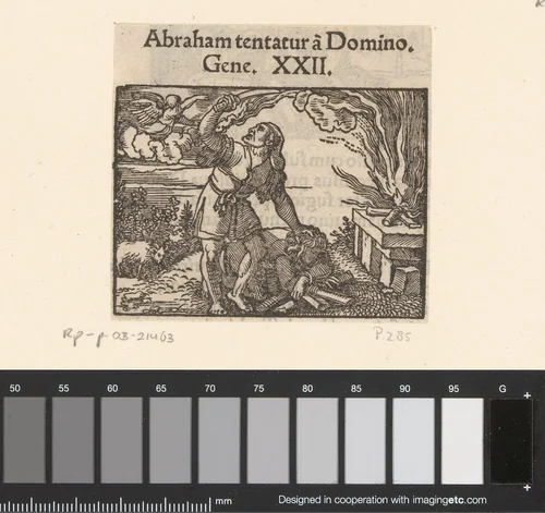 Offer van Abraham by anonymous, print, 1530-1533