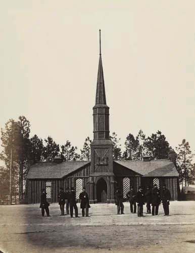 Poplar Grove Church by Timothy O'Sullivan, Alexander Gardner, photograph, 1862