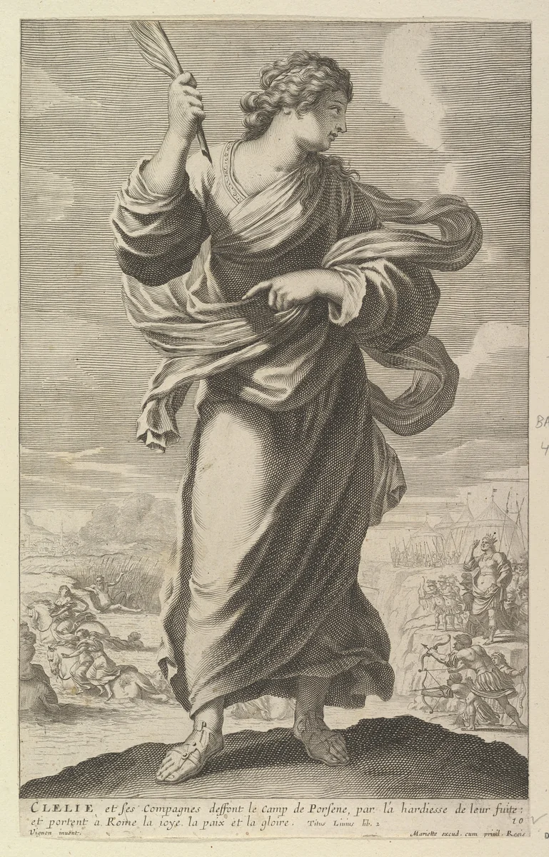 Clélie by Gilles Rousselet, print, 1647