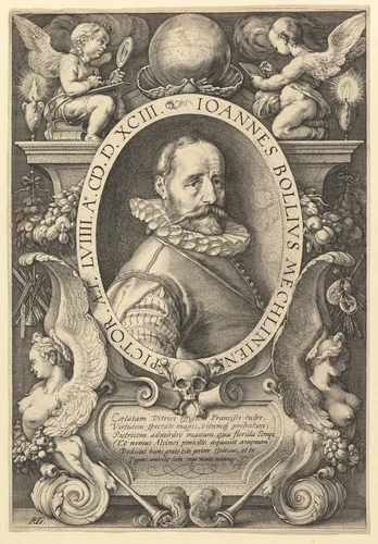 Hans Bol by Hendrick Goltzius, print, 1593