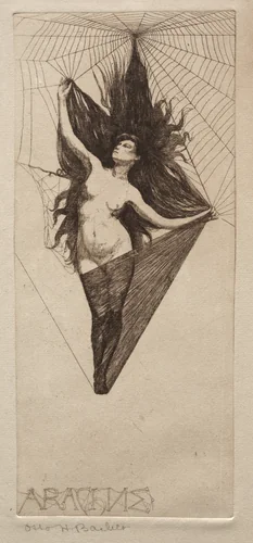 Arachne by Otto H. Bacher, print, 1884
