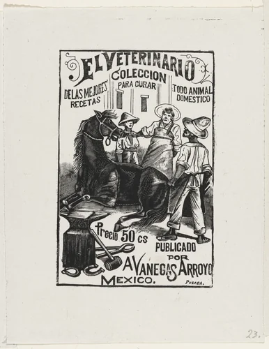 The Veterinarian (El Veterinario) from 25 Prints of José Guadalupe Posada by José Guadalupe Posada, print, 1890