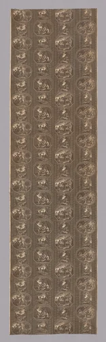 “Fables of Fontaine” Furnishing Fabric by Jean Ouvrier, textile, 1815