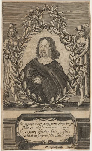James Shirley by William Marshall, print, 1569-1677