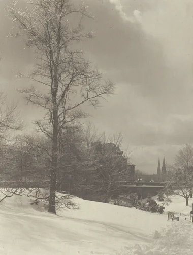 Winter (Central Park) by Alfred Stieglitz, photograph, 1894