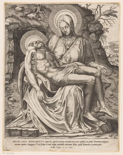 Piëta by Unknown, print, 1566