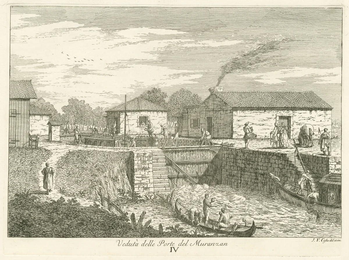 Le Porte dei Moranzani by Giovanni Francesco Costa, print, 1711-1773