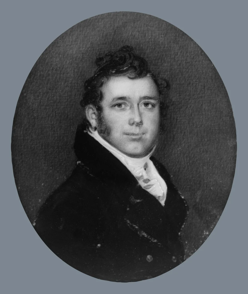 William Edward Wilmerding by Benjamin Trott, artwork, 1822-1825