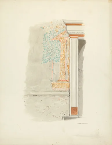 Wall Painting by Edward Jewett, index of american design, 1939