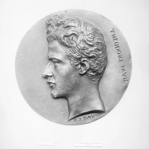 Théodore Pavie (1811–1896), Orientalist, friend of the artist by Pierre-Jean David d'Angers, metalwork, 1832