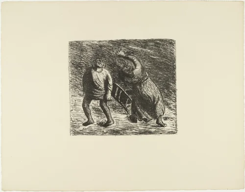The Invisible 2 (Das Unsichtbare 2) from The Dead Day (Der Tote Tag) by Ernst Barlach, print, 1910