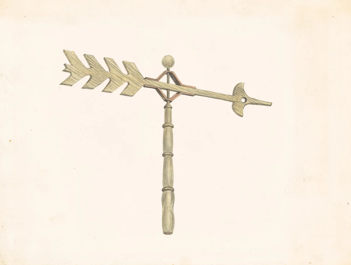 Weather Vane by Frank Eiseman, index of american design, 1939