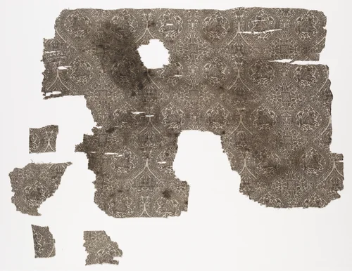 Ogives with Winged Quadrupeds and Peacocks by Unknown, textile, 1517-1950