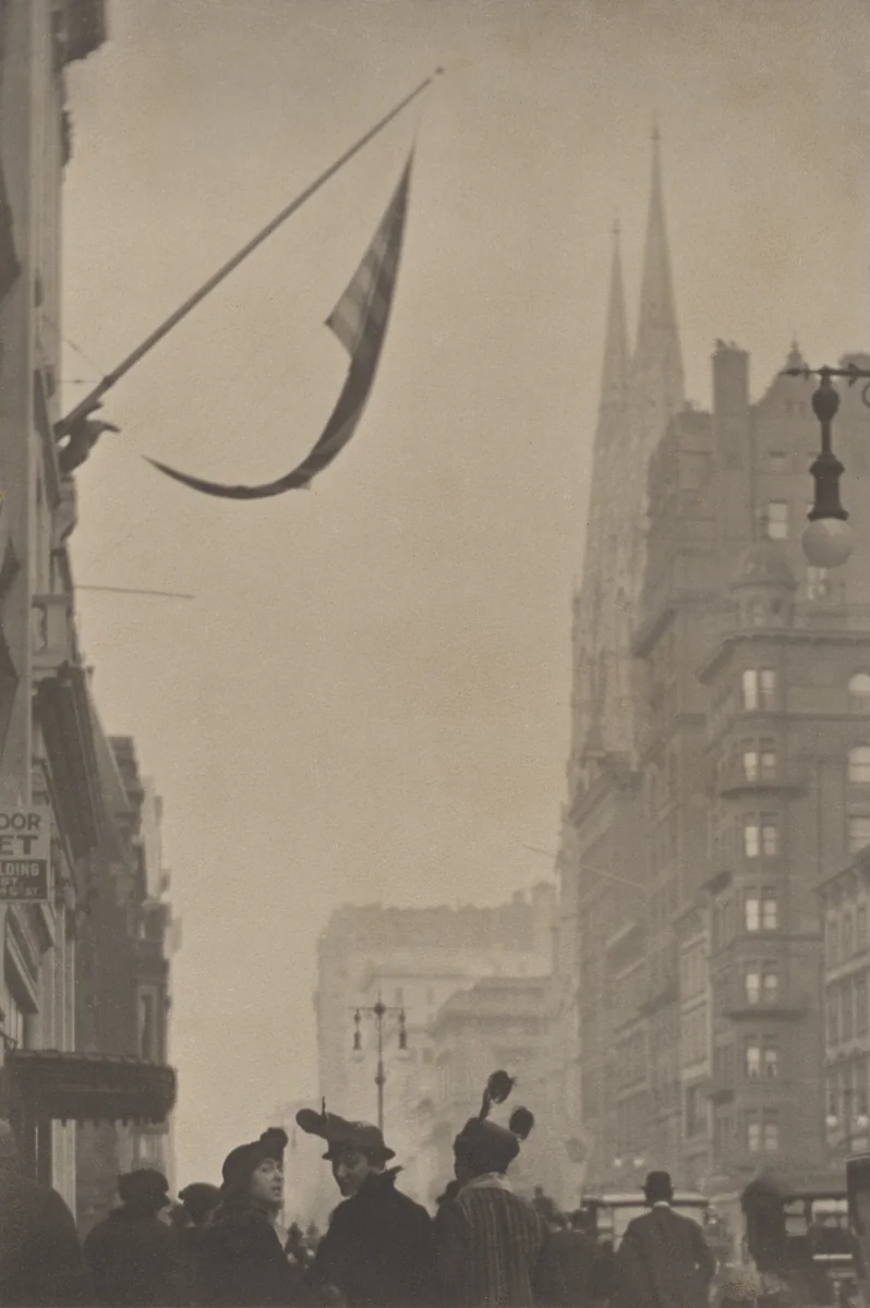Fifth Avenue, New York by Paul Strand, photograph, 1915