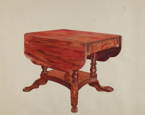 Table-drop Leaf by American 20th Century, index of american design, 1935-1942