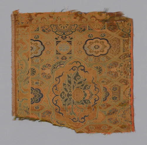 Fragment (Furnishing Fabric) by China, textile, 1401-1500