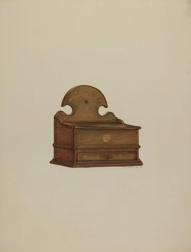 Spice Box by Austin L. Davison, index of american design, 1938