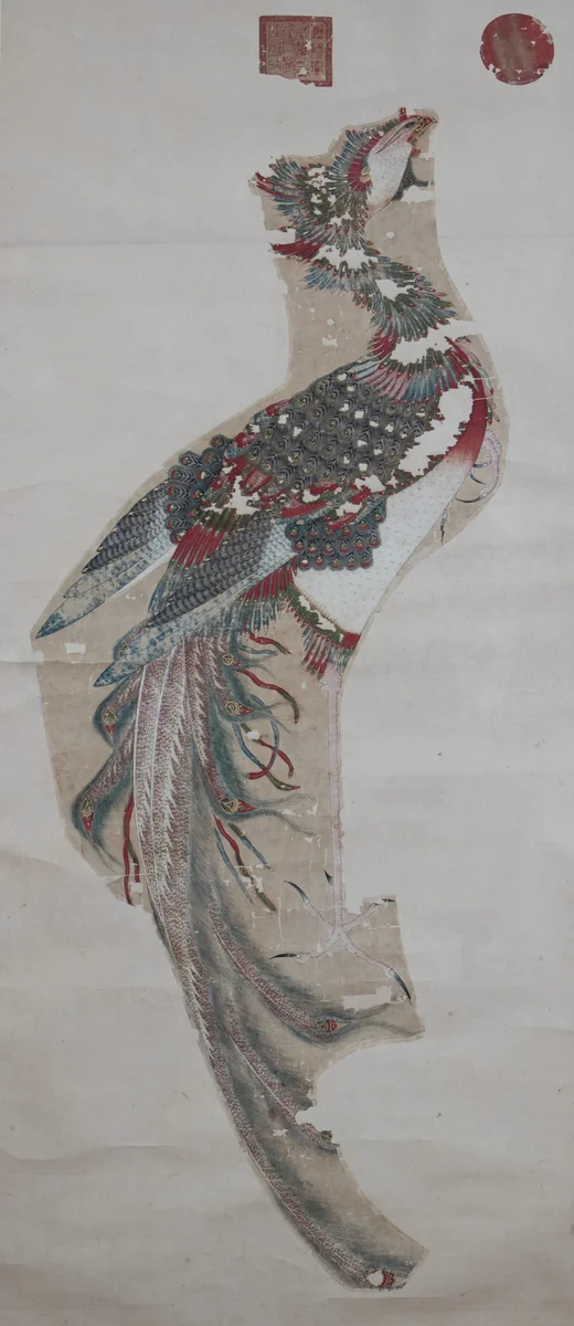 Phoenix (Fenghuang) by Unidentified Artist, painting, 1368-1911