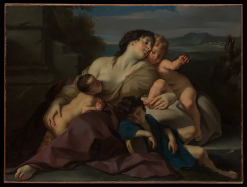 Charity by Carlo Cignani, painting, 1648-1719