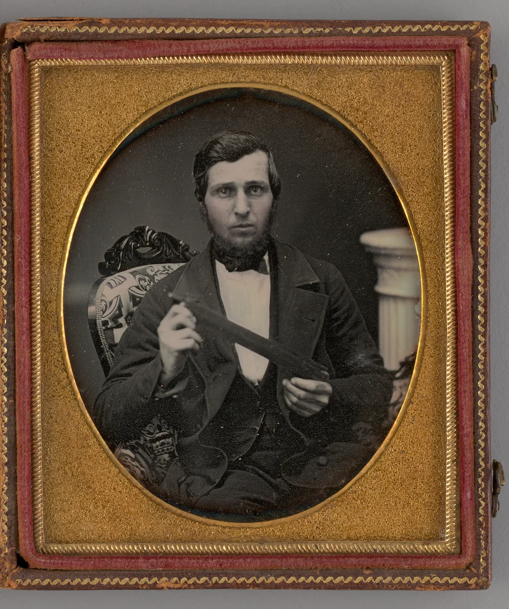 Untitled (Portrait of a Man) by Unknown maker, other, 1855