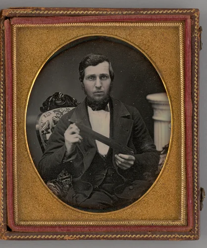 Untitled (Portrait of a Man) by Unknown maker, other, 1855