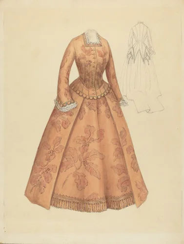 Dinner Dress by Hedwig Emanuel, index of american design, 1935-1942