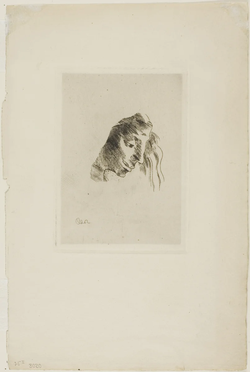Ex-libris by Odilon Redon, print, 1893