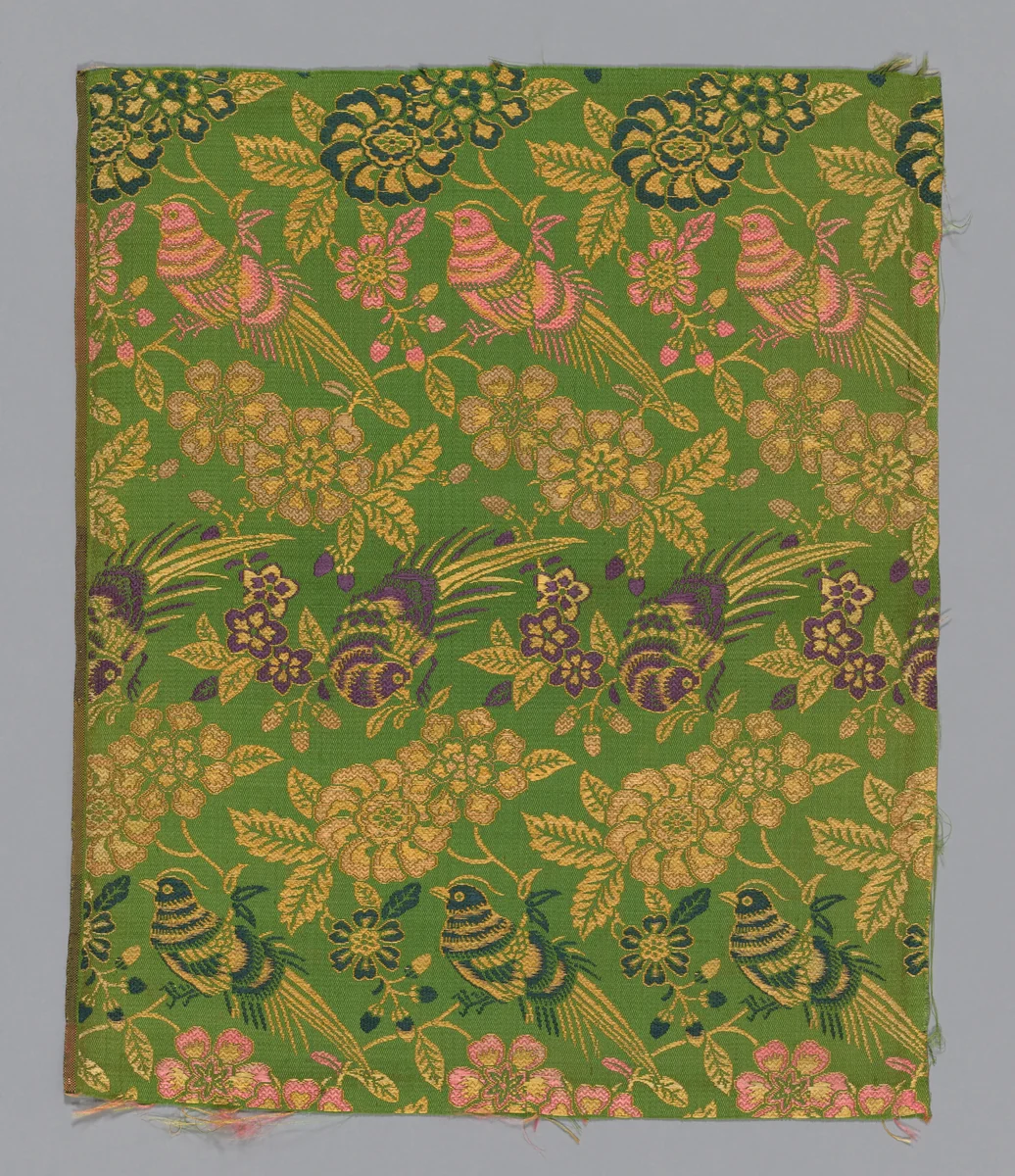 Fragment by Japan, textile, 1875-1900