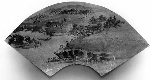 Landscape by Kano Motonobu (狩野元信), painting, 1600-1615