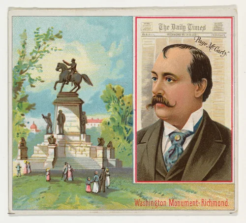 Page McCarty, The Richmond Daily Times, from the American Editors series (N35) for Allen & Ginter Cigarettes by Allen & Ginter, print, 1887