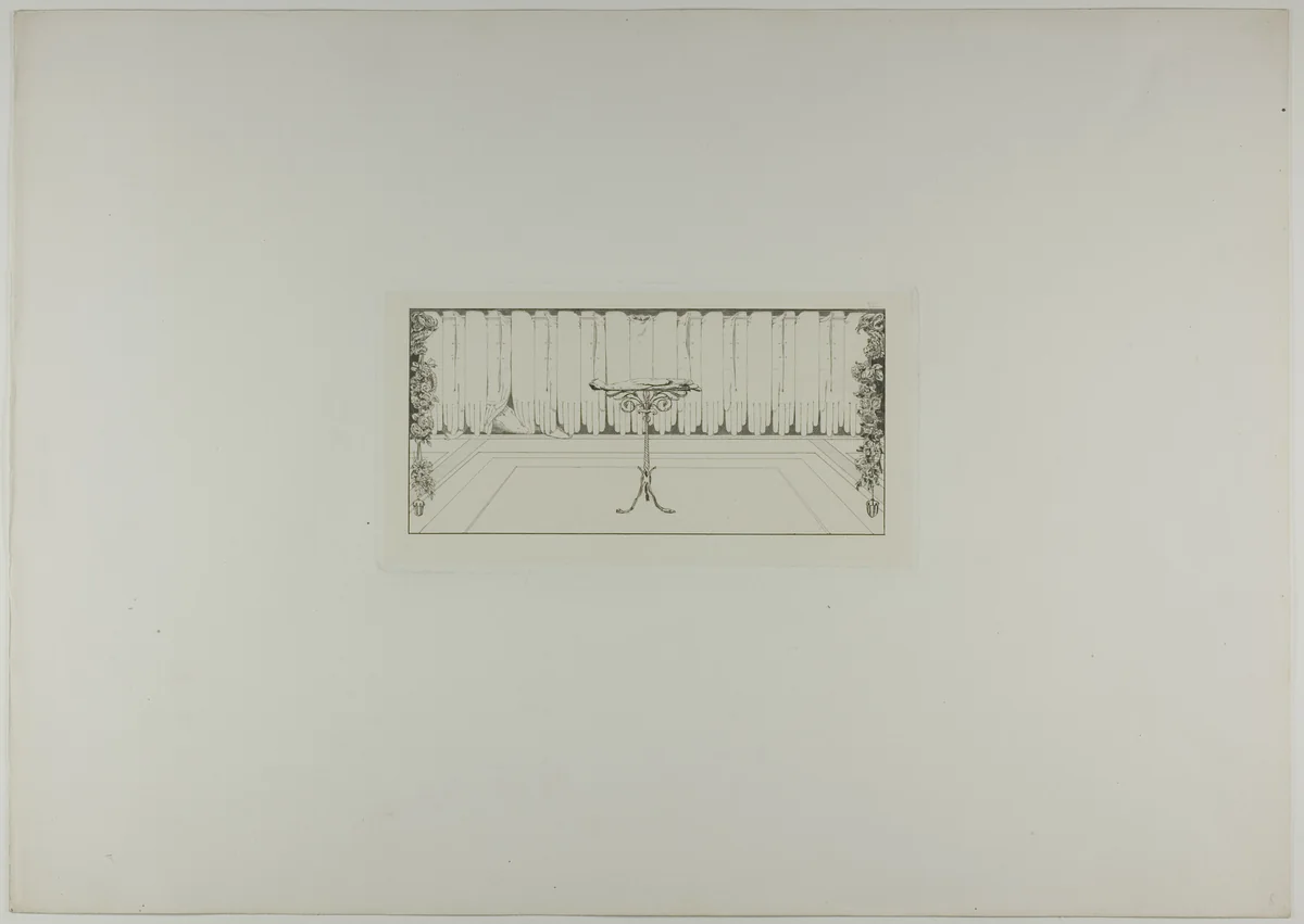 Quiet, plate eight from A Glove by Max Klinger, print, 1881