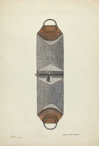 Horse Hair Cinch by Harry Mann Waddell, index of american design, 1936