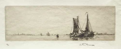 Sand Creek, Veere by Arthur John Trevor Briscoe, print, 1900-1940