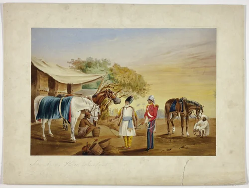 An Arab Horse Merchant by Charles Lock Eastlake, painting, 1800-1899
