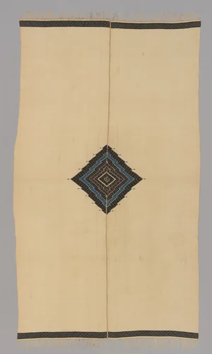 Sarape by Saltillo, textile, 1795-1805