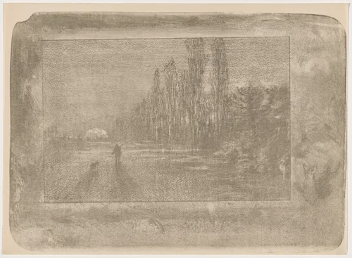 Matinée d'automne (Le petit chasseur) by Félix-Hilaire Buhot, portfolio, 1895