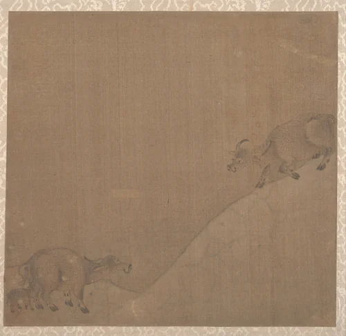 Water Buffaloes by Unidentified Artist, painting, 960-1279
