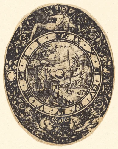 Landscape with an Obelisk by Antoine Jacquard, print, 1572-1652