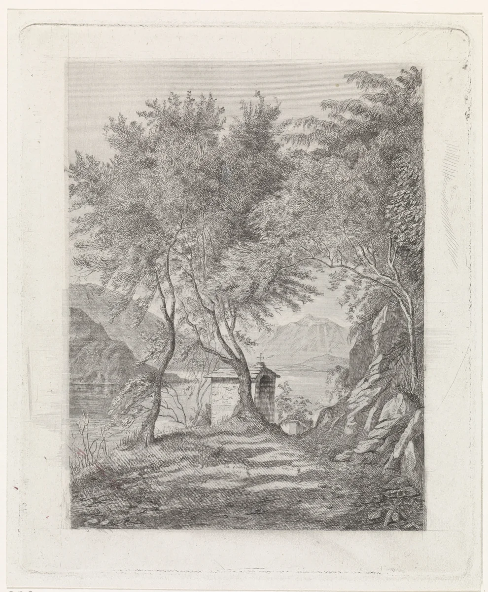 Gezicht op het Comomeer by David van der Kellen, print, 1837-1882