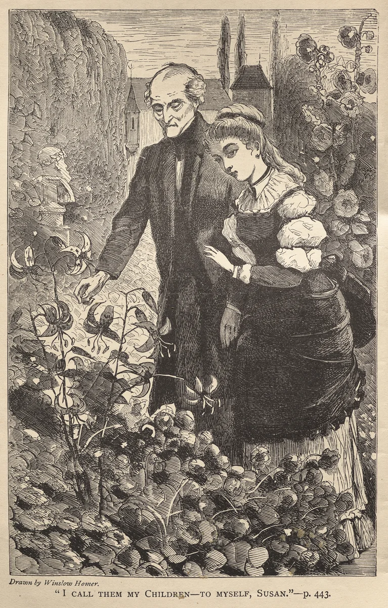 "I Call them my Children - To Myself, Susan." by Winslow Homer, print, 1869