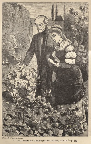 "I Call them my Children - To Myself, Susan." by Winslow Homer, print, 1869