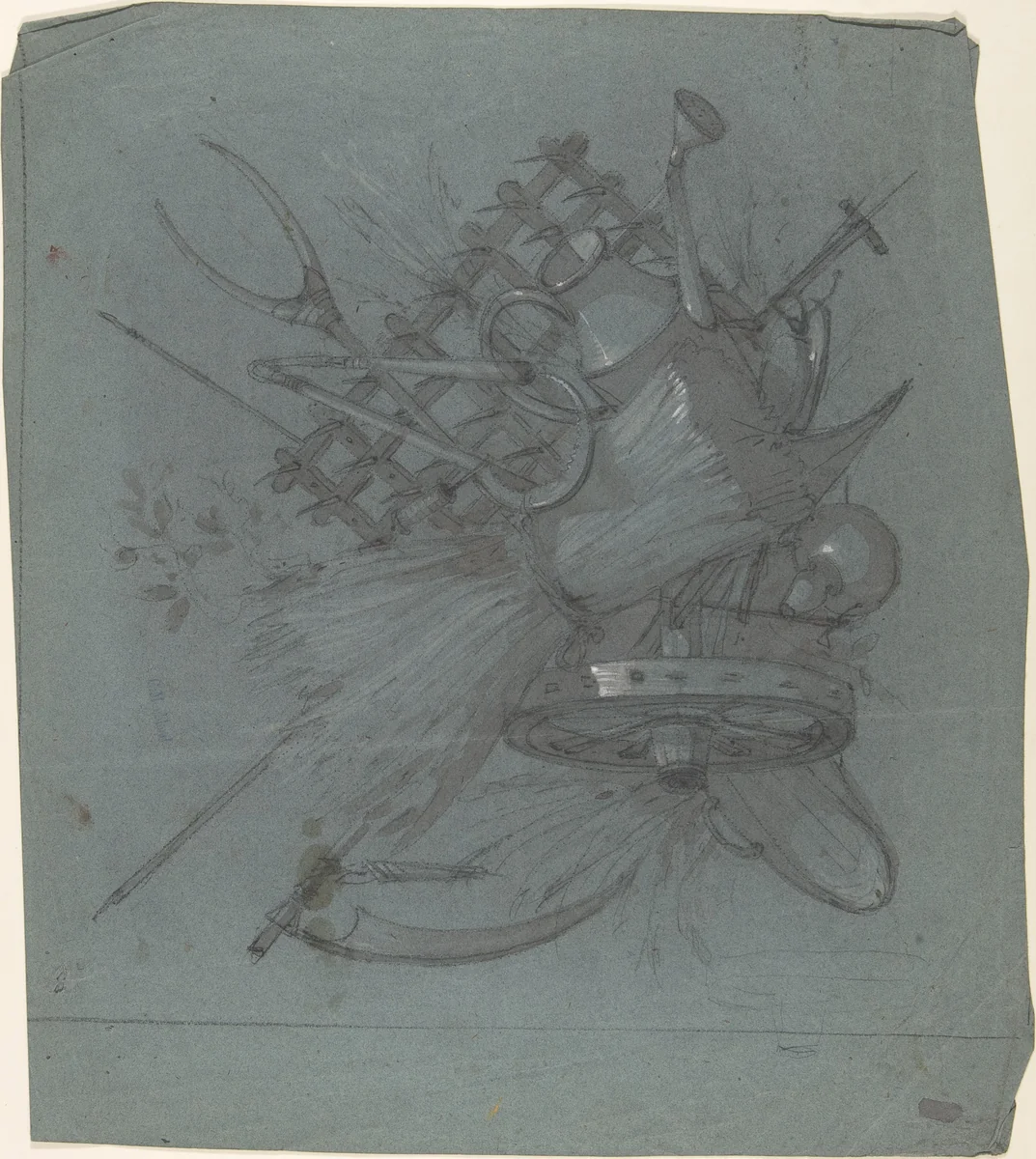 Harvest Trophy by Charles Monblond, drawing, 1800-1899